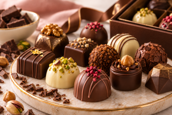 Chocolates finos artesanais