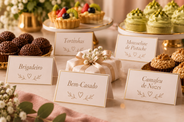 Mesa de doces para festas